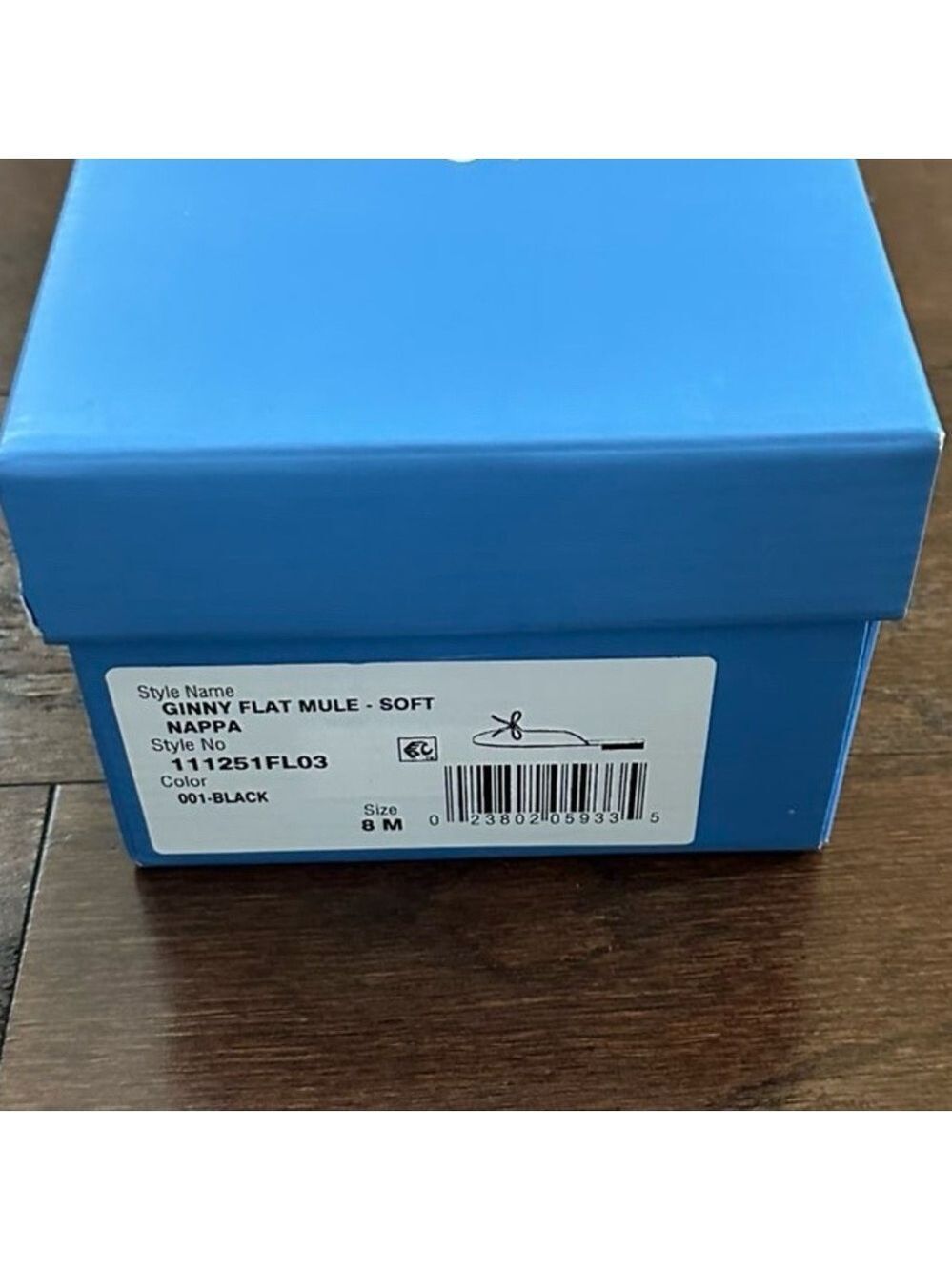 Jack Rogers- Ginny Flat Mule Sandals-size 8-Black-New - Picture 11 of 14